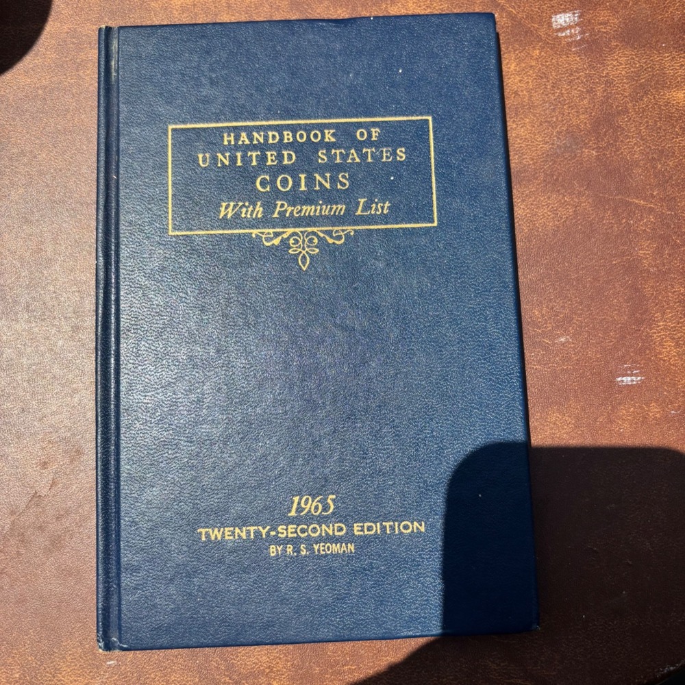 1965 Handbook United States Coins 22nd Edition R.S. Yeoman Blue Book Hardcover